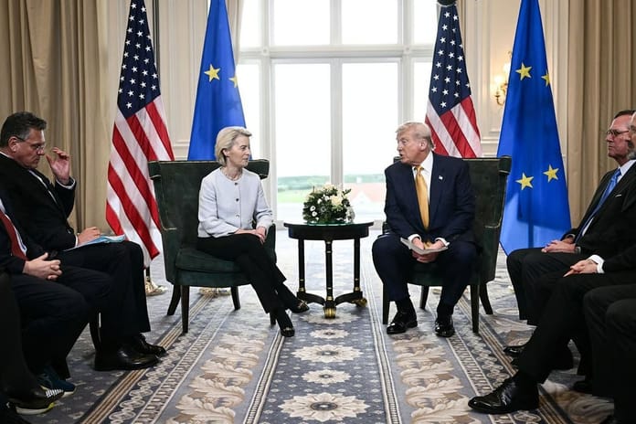 ABD Başkanı Donald Trump'ın AB'ye uyguladığı ek gümrük vergileri 2025'in ana gündemiydi