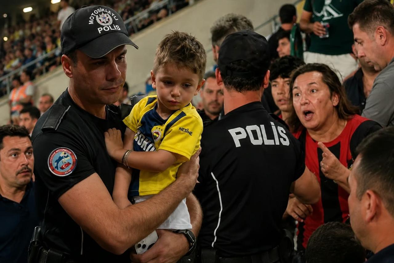 Fenerbahçe formalı çocuğu kurtaran polis anlattı