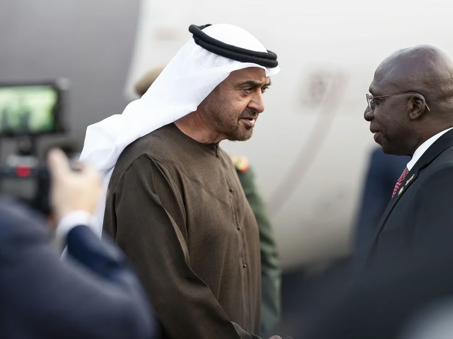 UAE President Arrives In Angola For State Visit
