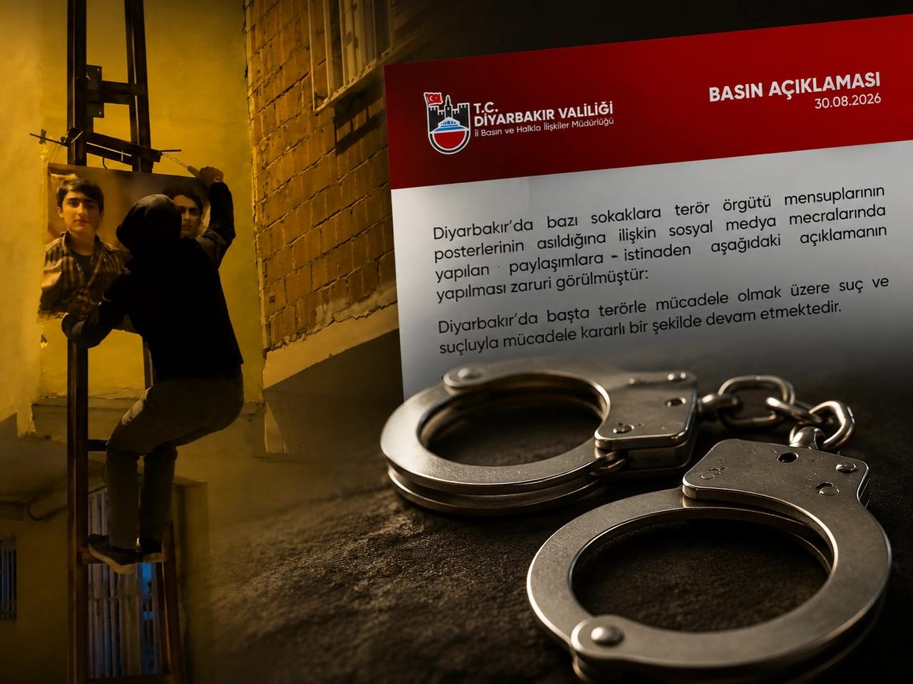 Diyarbakır'daki poster görüntülerine Valilikten açıklama