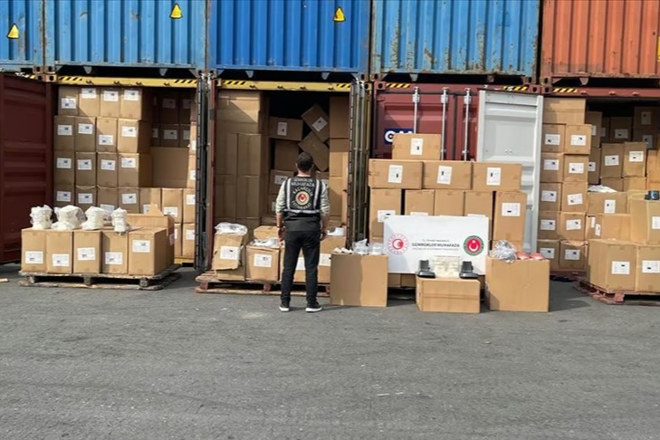 Gümrük muhafazadan dev uyuşturucu operasyonu