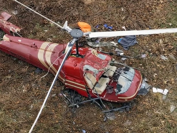 New Jersey'de iki helikopter havada çarpıştı: 1 ölü