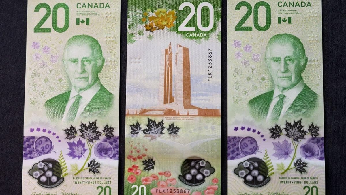 Kanada Kral Charles'ın portresinin yer aldığı yeni 20 dolarlık banknotu tanıttı