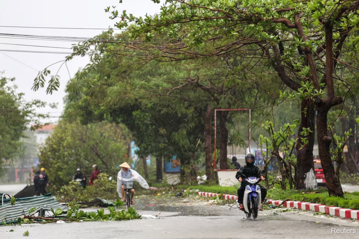 Vietnam'ı Bualoi Tayfunu ile mücadele ediyor