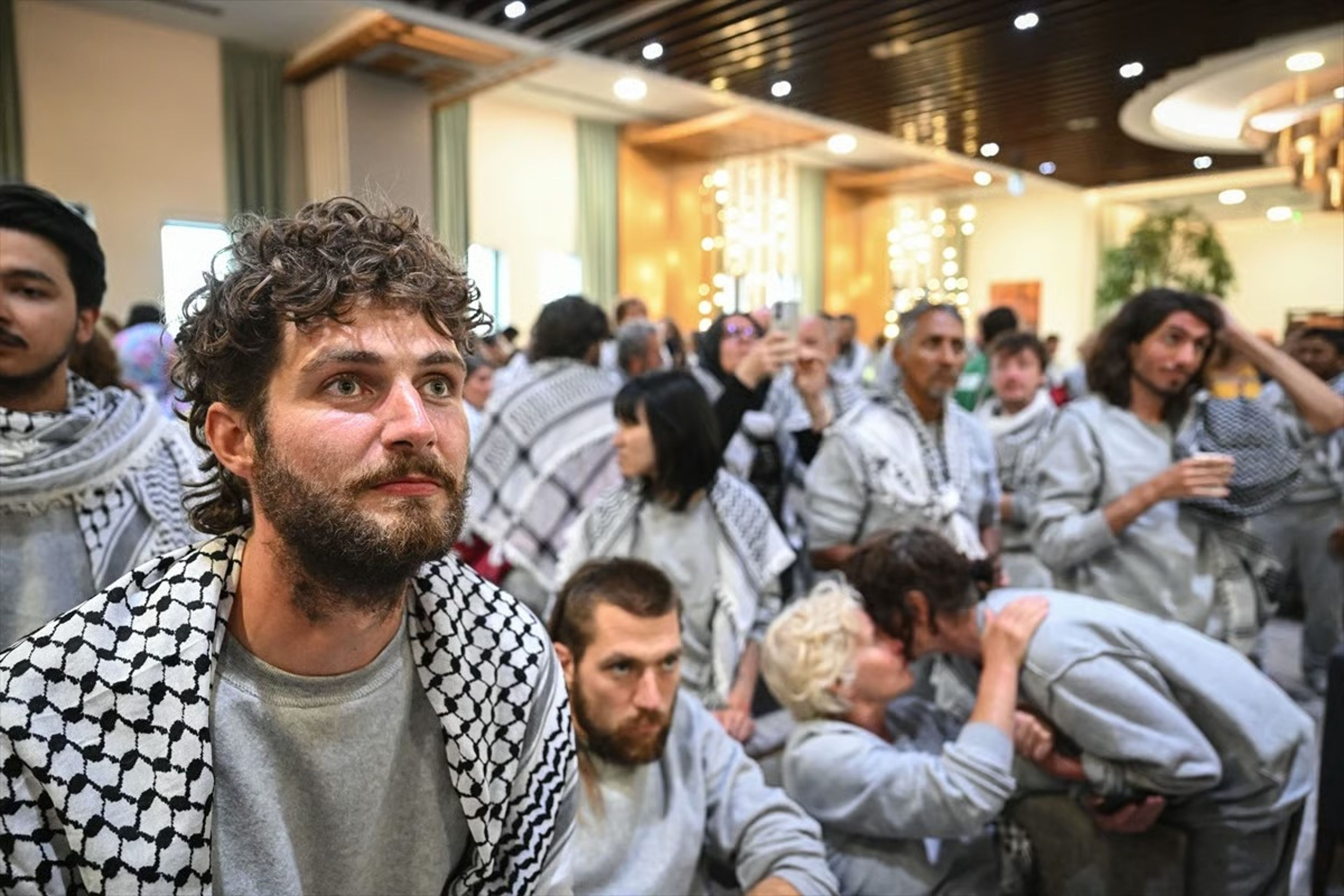 Küresel Sumud Filosu aktivistleri İstanbul’a getirildi