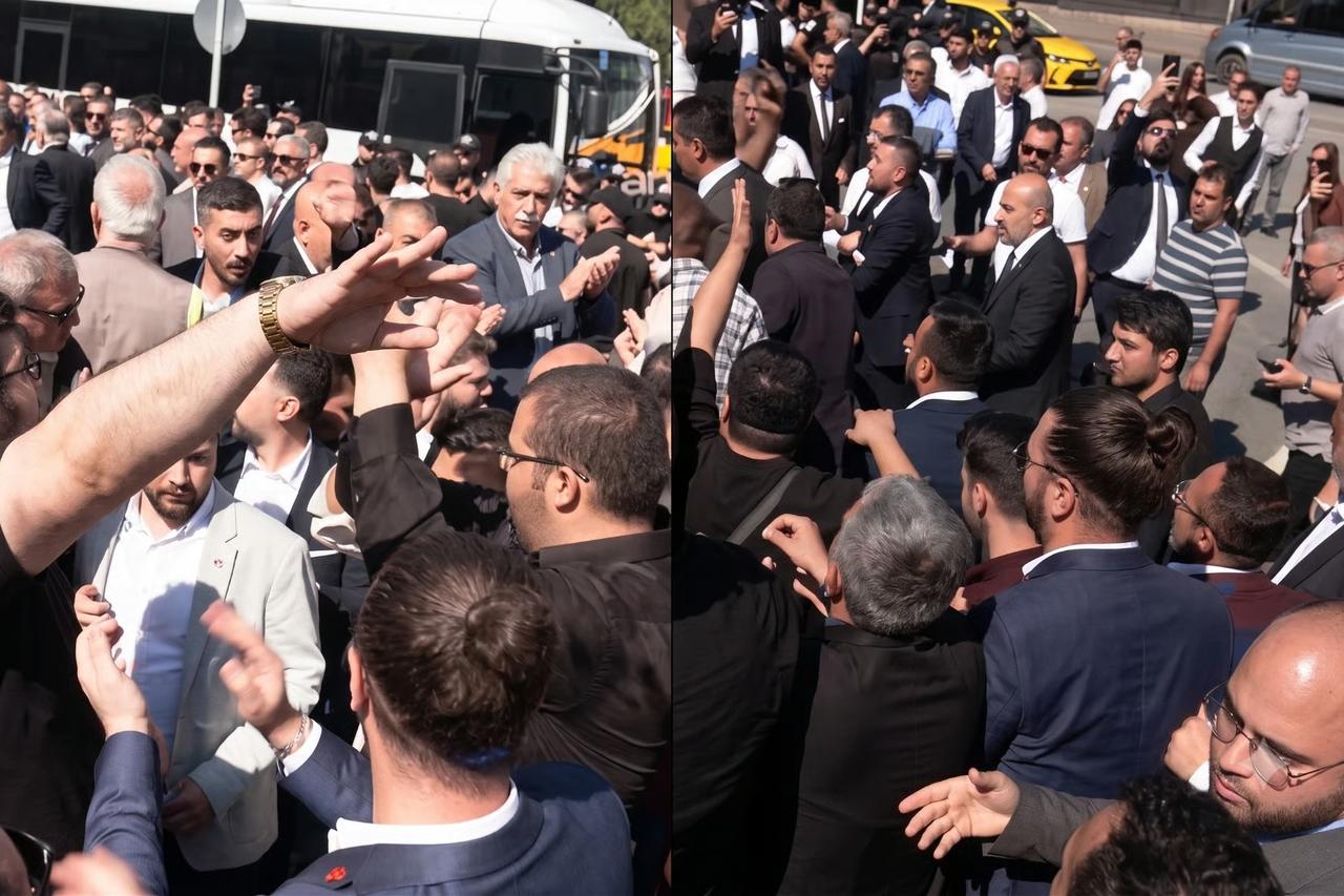 Meclis önünde kürsü krizi! Kılıçdaroğlu ve Özel destekçileri birbirine girdi 