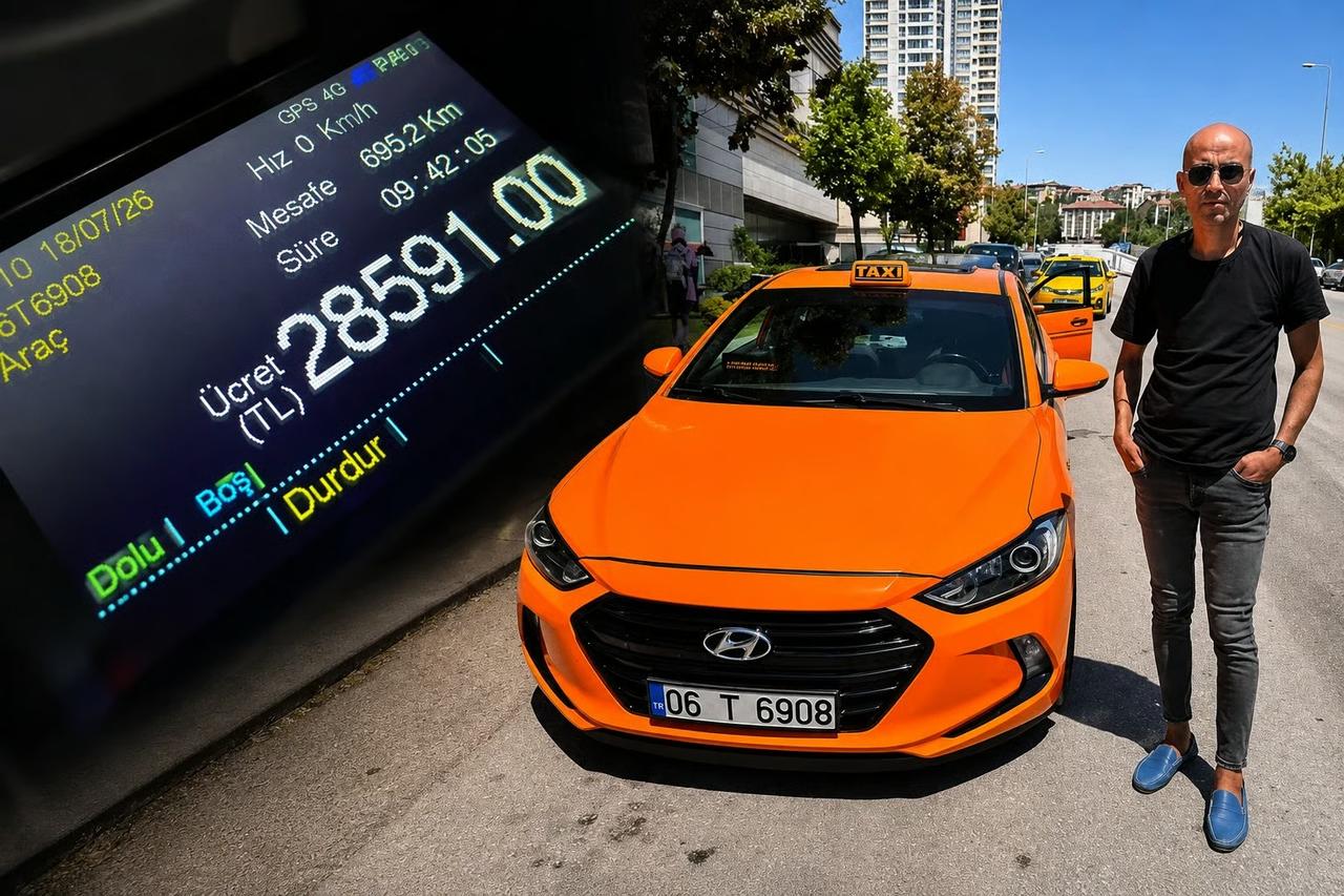 Şaka değil gerçek! Ankara'da başlayan taksi yolculuğu Giresun'da bitti