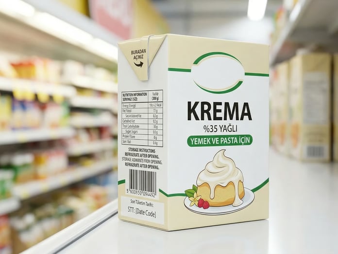 Krema görünümlü ürünlerin etiketlerine "kremsos" zorunluluğu getirildi