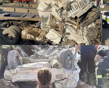 Kocaeli'de feci kaza: Tırın dorsesi otomobilin üzerine düştü 5 kişi hayatını kaybetti