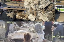 Kocaeli'de feci kaza: Tırın dorsesi otomobilin üzerine düştü 5 kişi hayatını kaybetti