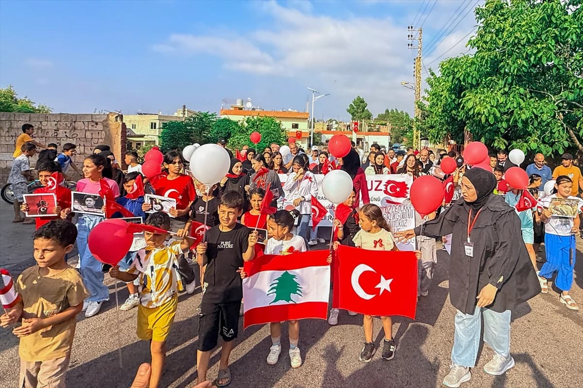 Lübnan'da Türkmen kasabası Kavaşra'da 15 Temmuz şehitleri anıldı