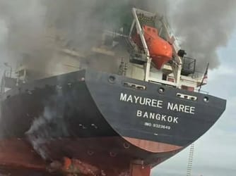 Three Cargo Vessels Hit by Projectiles in Strait of Hormuz