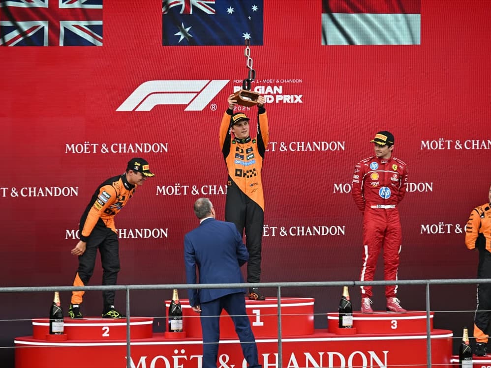 Belçika'da zafer Piastri'nin: McLaren duble yaptı