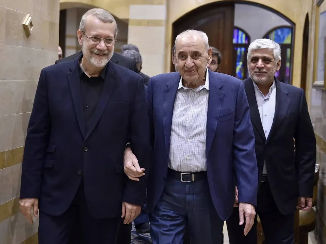Larijani Visits Beirut, Vows Support For Lebanese People