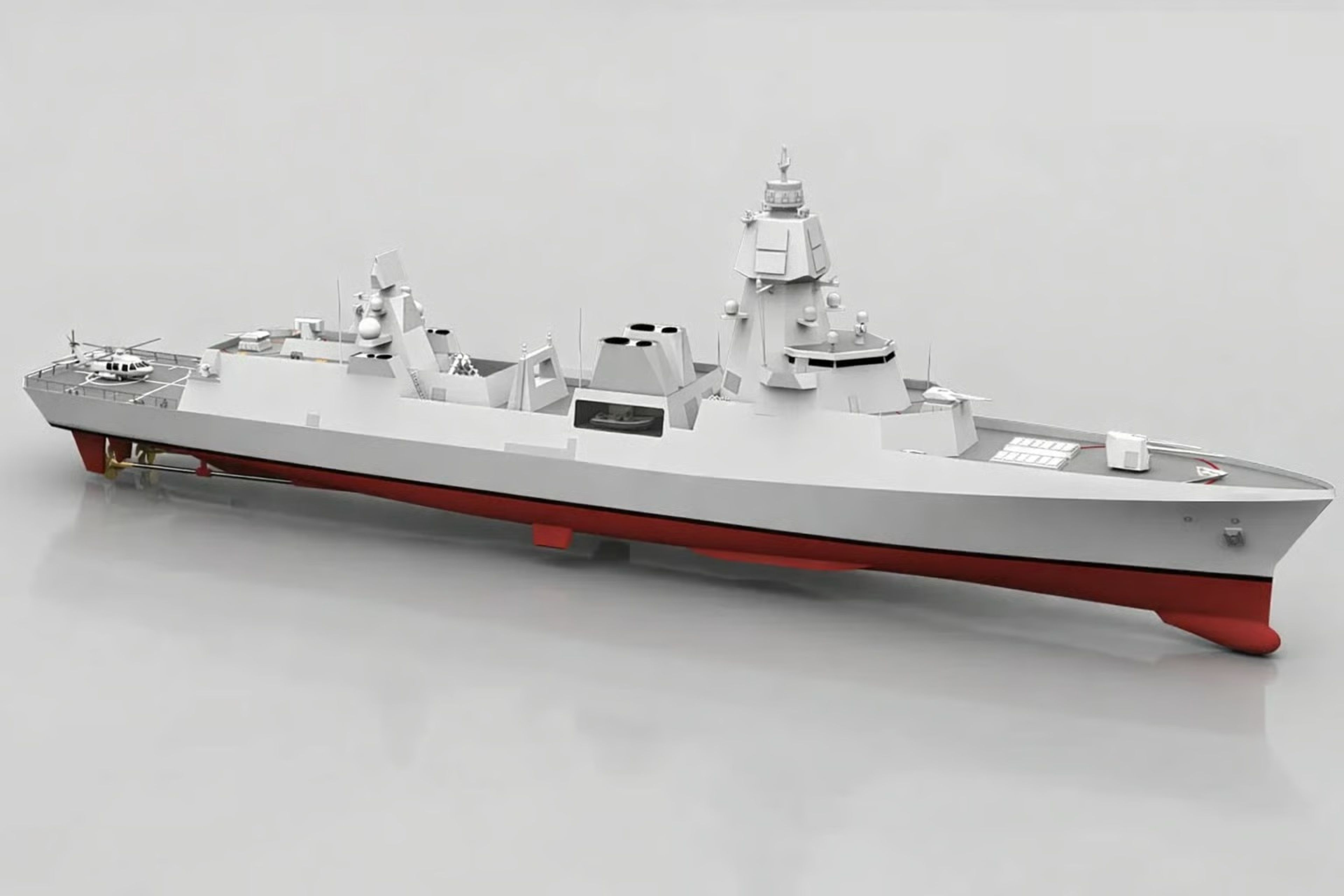 Kuasar Marin, 5.500 tonluk KM-F148 hava savunma fırkateyni konseptini tanıttı
