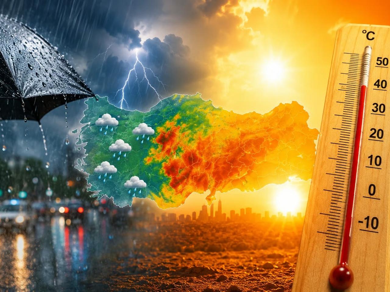 9 ilde son sağanak! Kavurucu sıcaklar geri dönüyor