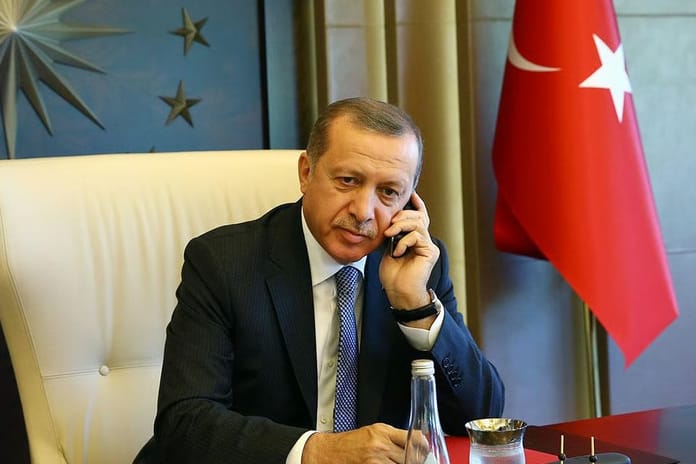 Cumhurbaşkanı Erdoğan liderlerle telefon görüşmeleri gerçekleştirdi