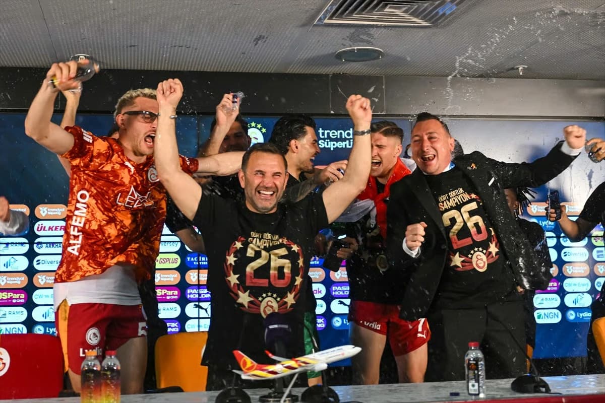 Süper Lig'de 2025/26 sezonu şampiyonu Galatasaray