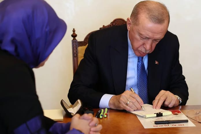 Cumhurbaşkanı Erdoğan Gazze'ye kurban bağışında bulundu