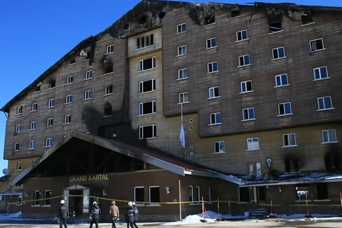 Kartalkaya Gran Otel davası başladı