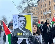 İsveç’te ABD ve İsrail’in saldırıları protesto edildi