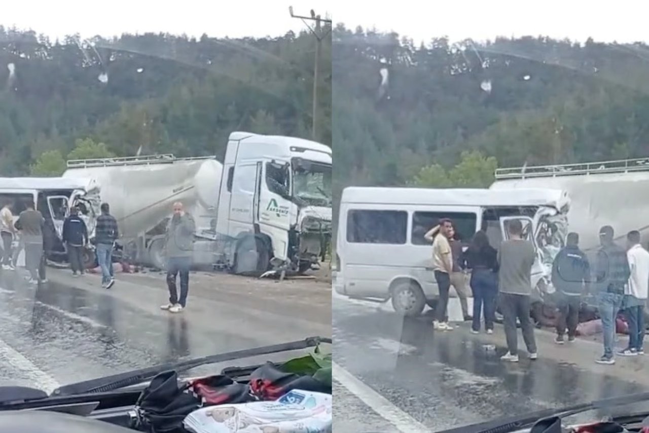 Antalya-Isparta yolunda katliam gibi kaza!