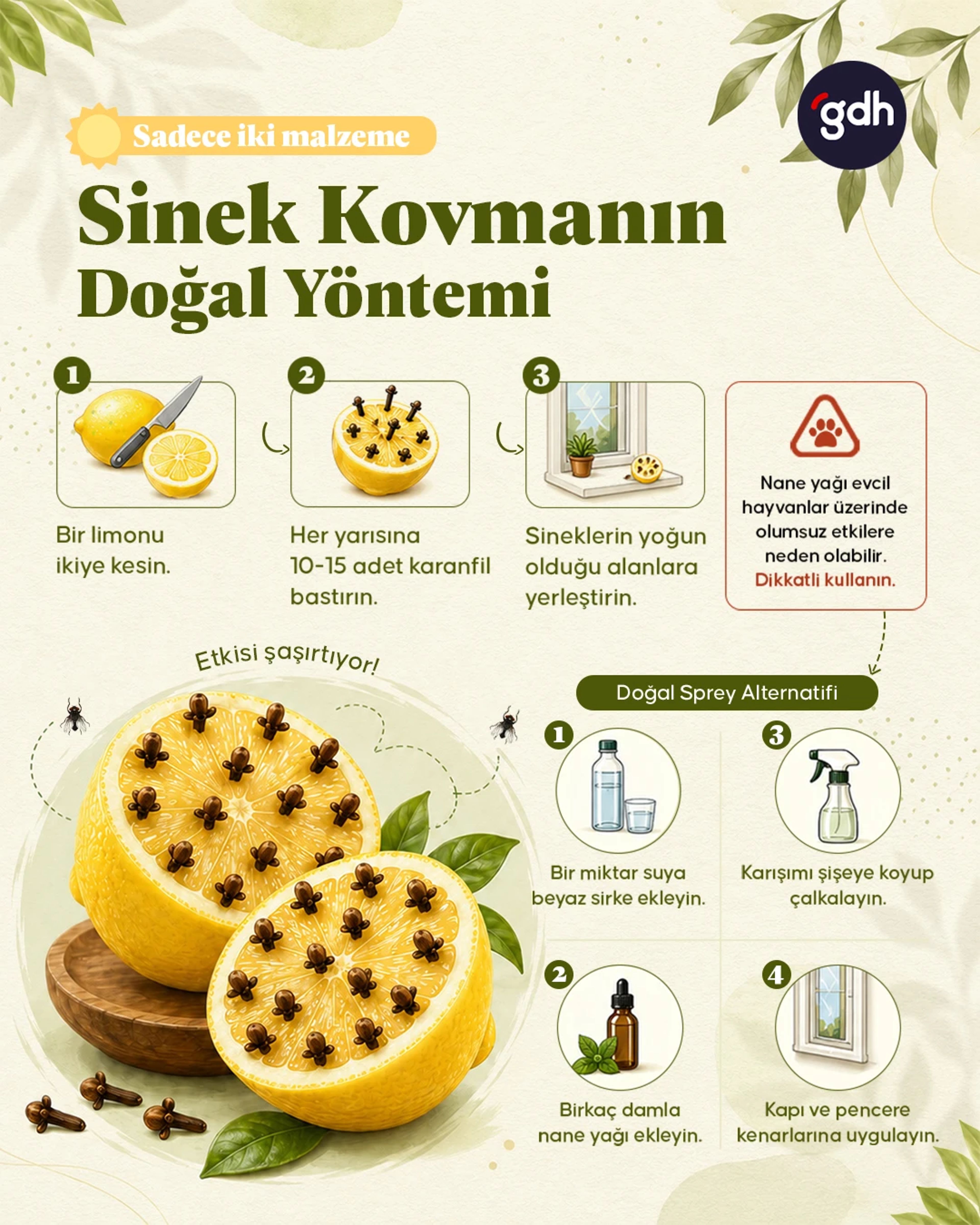 Sinek Kovmanın Doğal Yöntemi