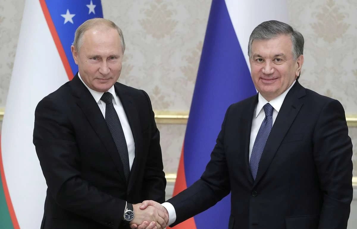 Rusya Devlet Başkanı Vladimir Putin ile Özbekistan Cumyurbaşkanı Şevket Mirziyoyev- Jamestown