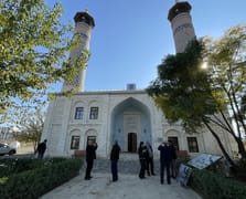 Karabağ'daki tarihi Cuma Mescidi onarılarak ibadete açıldı