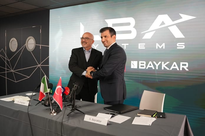BAYKAR ve Leonardo yeni kurulan ortak girişim LBA SYSTEMS'i Paris AirShow'da duyurdu