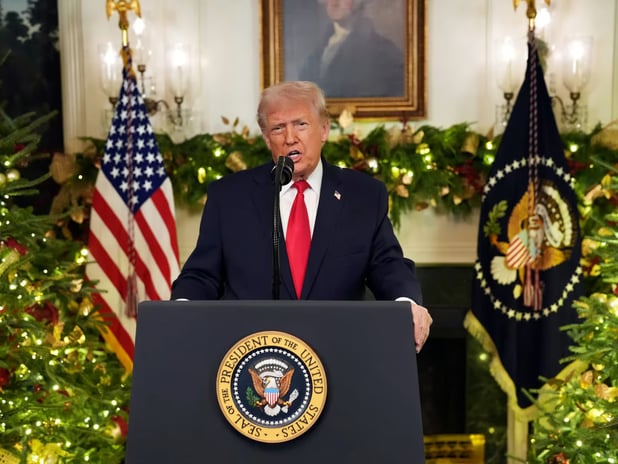 Trump ulusa sesleniş konuşması yaptı