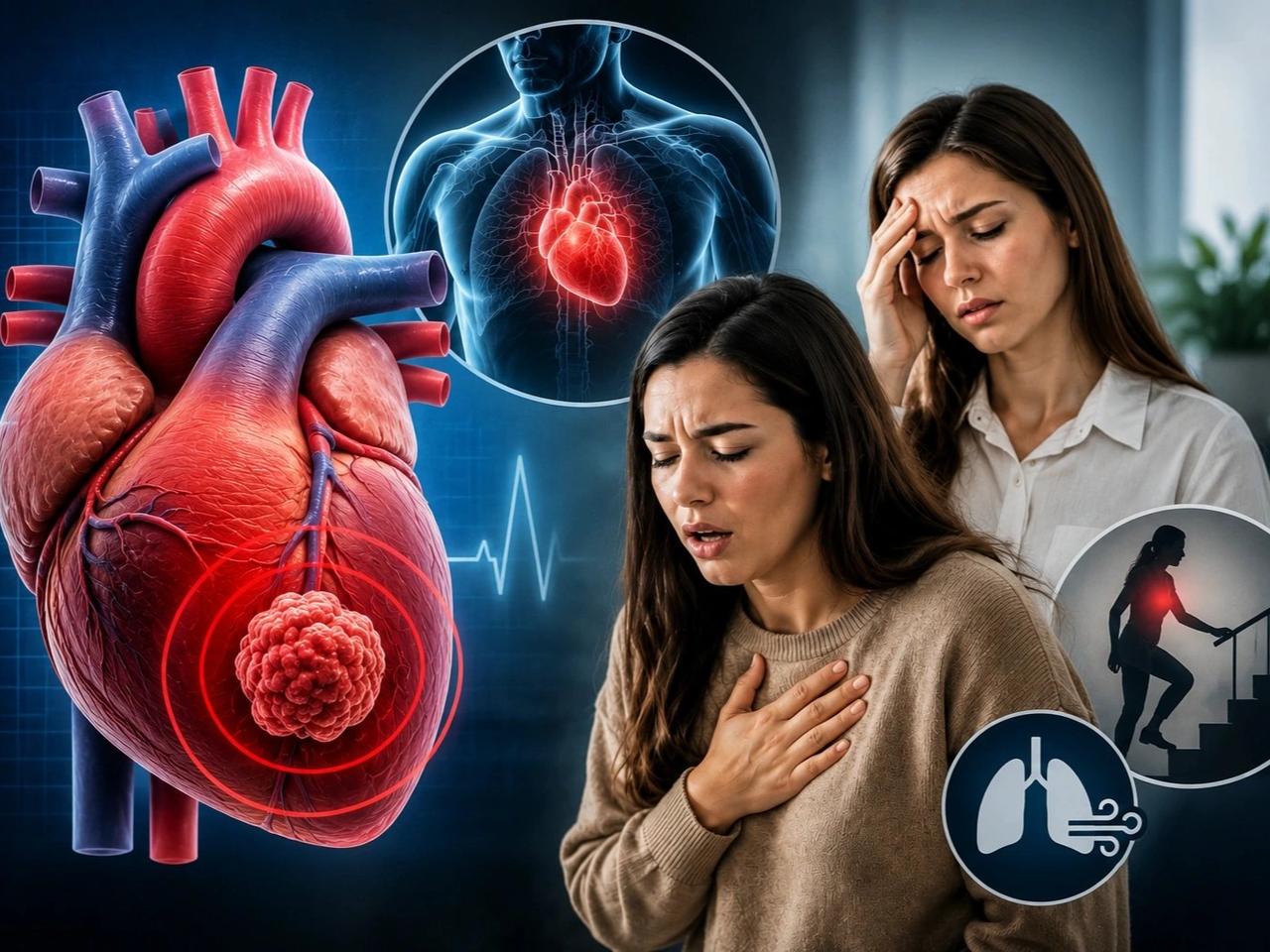 Nefes darlığına dikkat! Kalp tümörünün belirtisi olabilir