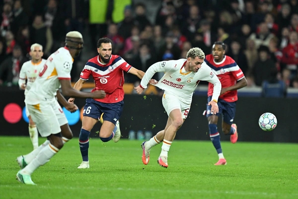 Galatasaray, UEFA Şampiyonlar Ligi'nde Lille'i 4-2 mağlup etti