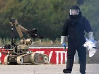 Bus Driver Grounds Explosive Drone at Leipzig Airport