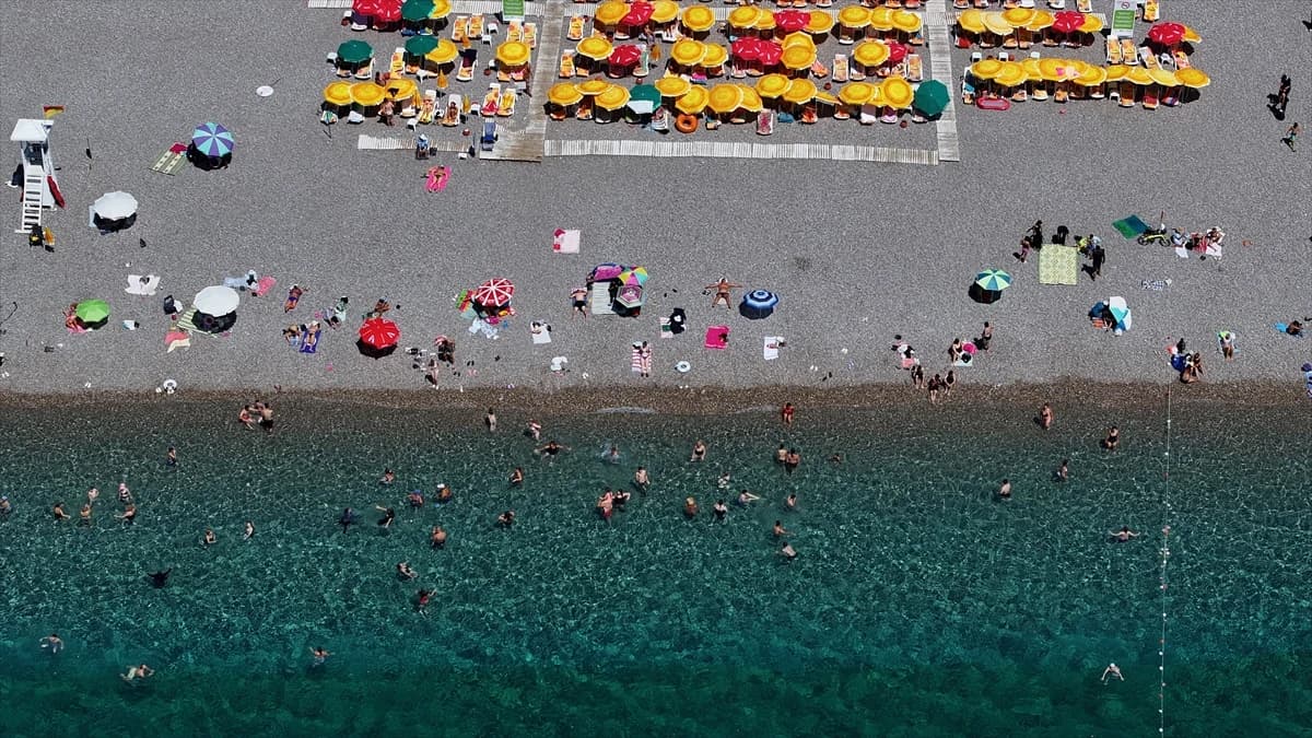 Antalya'da termometreler alev aldı