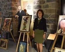 Necla öğretmenden 'Çivi ile Telin Aşkı' sergisi