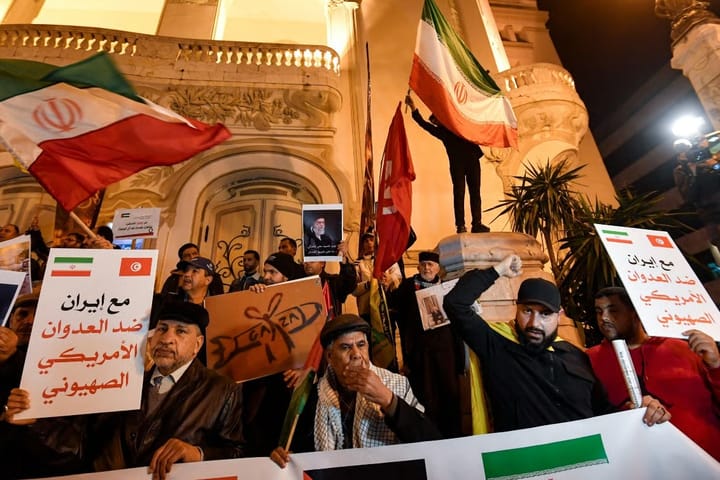 Protesters in Tunis Rally Against US-Israel War on Iran
