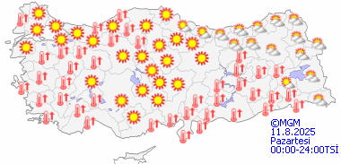 Kavurucu sıcaklar yağmur molasının ardından geri dönüyor