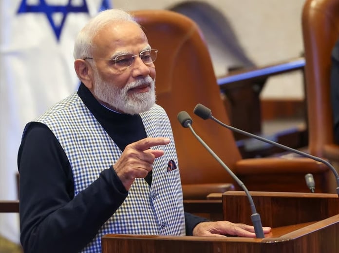 Modi'den soykırımcı İsrail'e övgü dolu sözler: İsrail-Hindistan ortaklığı sarsılmaz