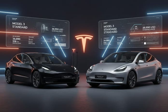 Tesla, Model 3 ve Model Y için sadeleştirilmiş yeni versiyonlarını tanıttı