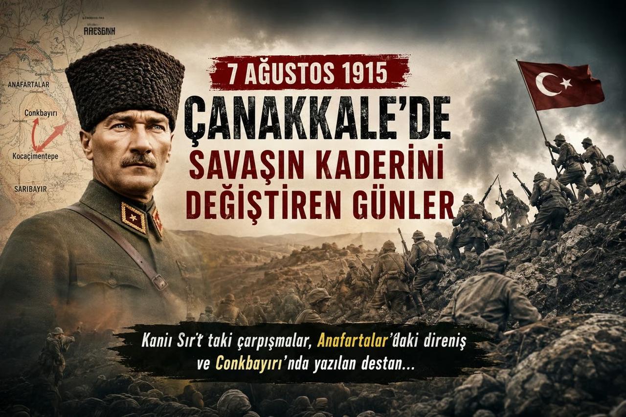  Çanakkale’de savaşın kaderini değiştiren gün: 7 Ağustos 1915