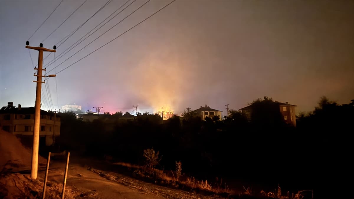 Sakarya'da ormanlık alanda çıkan yangına müdahale devam ediyor