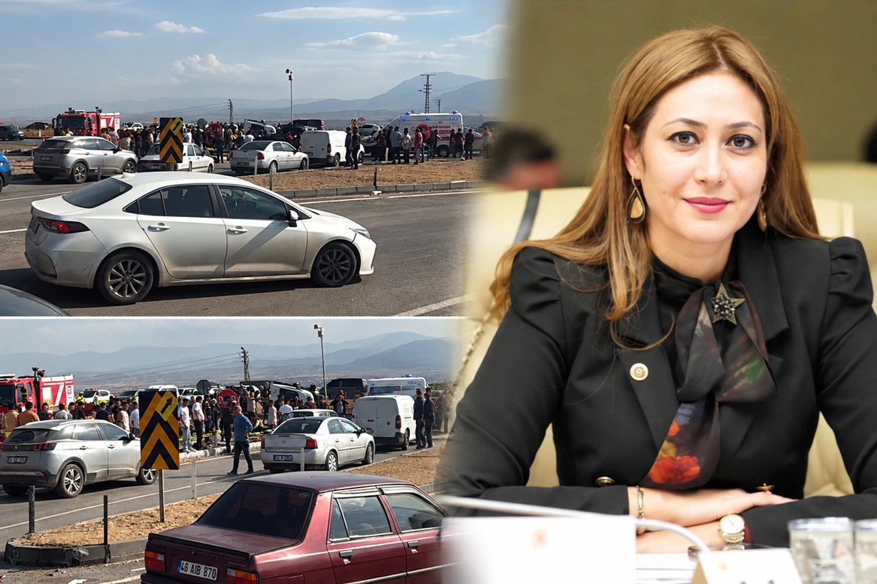 Kahramanmaraş'ta MHP konvoyunda kaza!