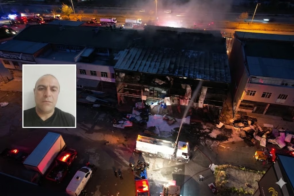 Yangında bir itfaiye eri şehit oldu
