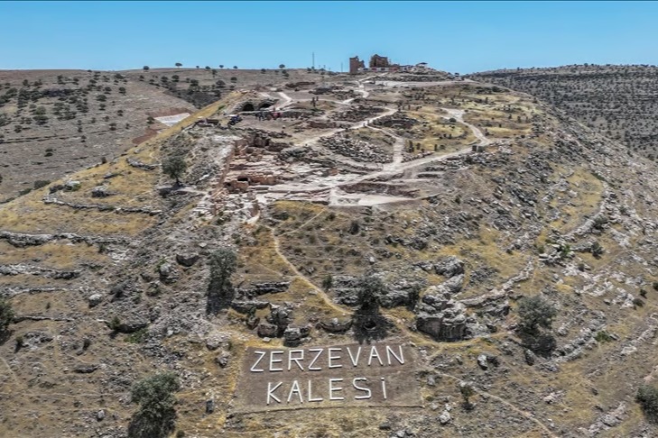 Zerzevan Kalesi'nde 1800 yıllık su dağıtım sistemi bulundu