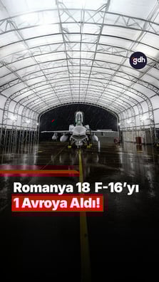 Romanya 18 F-16’yı sadece 1 avroya aldı!
