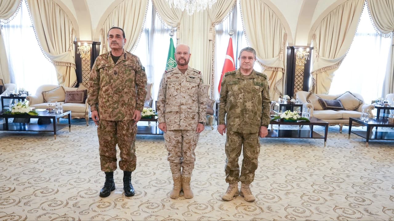 Türkiye, Pakistan ve Suudi Arabistan Genelkurmay Başkanları - TSK