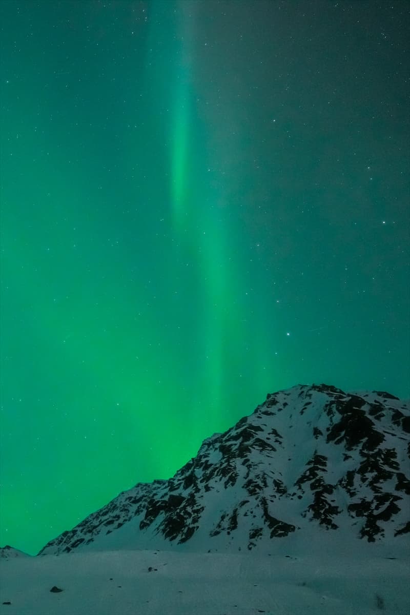Alaska semalarında görsel şölen: Kuzey Işıkları görüntülendi