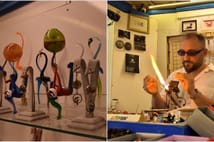 Eskişehirli sanatçı Yasin Yüksel camı nefesiyle sanata dönüştürüyor