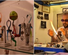 Eskişehirli sanatçı Yasin Yüksel camı nefesiyle sanata dönüştürüyor